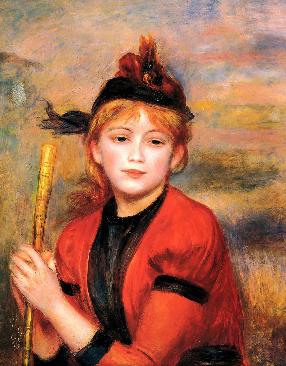The Rambler 1895 Painting by Pierre-Auguste Renoir Art Print (6 Sizes)