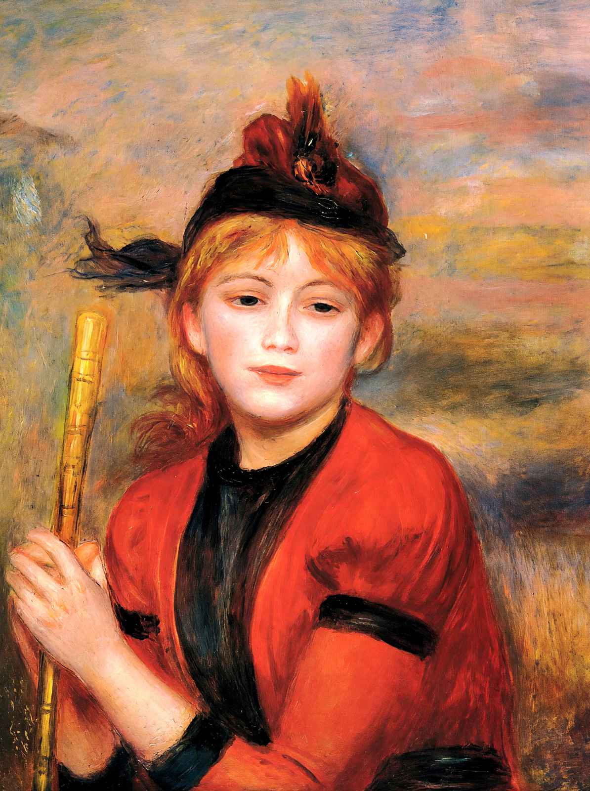 The Rambler 1895 Painting by Pierre-Auguste Renoir Art Print (6 Sizes)