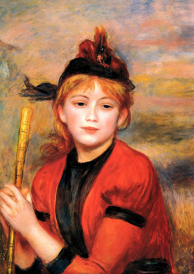 The Rambler 1895 Painting by Pierre-Auguste Renoir Art Print (6 Sizes)