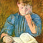 The Pensive Reader 1894 Painting by Mary Cassatt Art Print (6 Sizes) - Restored