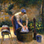 The Laundry Woman Art Print 1879 Painting by Camille Pissarro (6 Sizes)