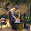 The Laundry Woman Art Print 1879 Painting by Camille Pissarro (6 Sizes)