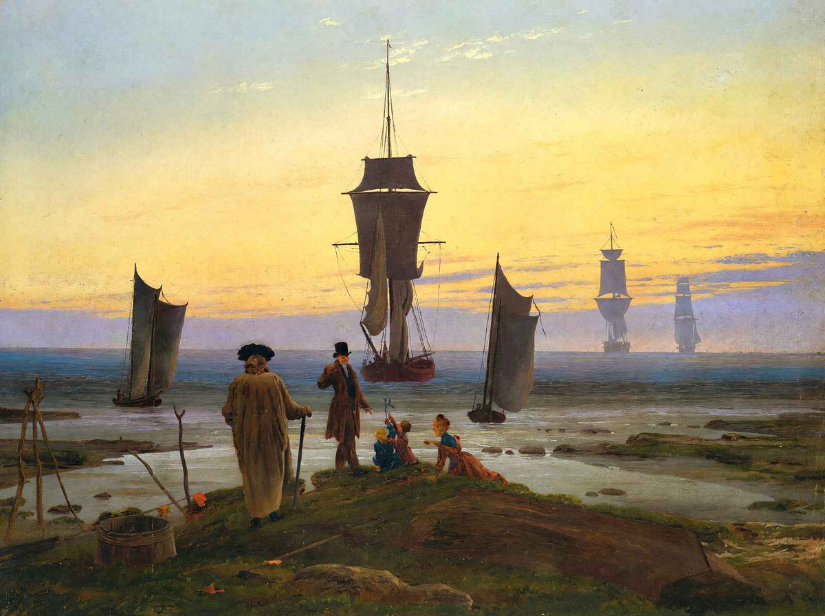 The Stages of Life 1835 Painting by Caspar David Friedrich Art Print (6 Sizes)