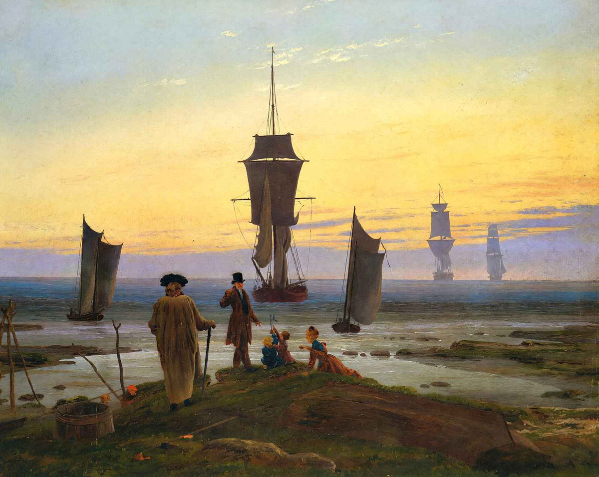 The Stages of Life painting by Caspar David Friedrich (1835)