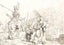 The Baptism of the Eunuch 1641 Drawing by Rembrandt Art Print (6 Sizes)