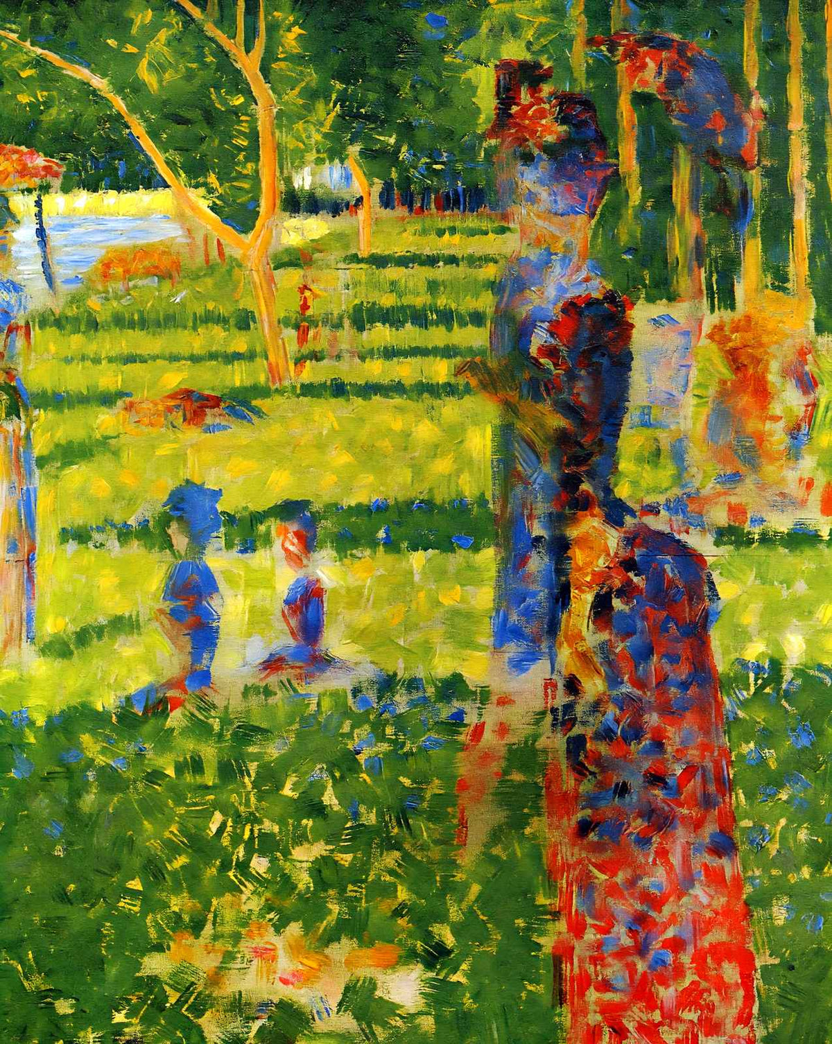 The Couple fine art print by Georges Seurat (1884)