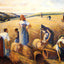 The Gleaners fine art print by Camille Pissarro (1889)