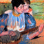The Banjo Lesson painting by Mary Cassatt (1894)