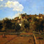 The Gardens of L'Hermitage, Pontoise 1867 by Pissarro Art Print (6 Sizes)
