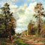 The Road to Louveciennes at the Outskirts of the Forest 1871 Art Print (6 Sizes)