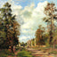 The Road to Louveciennes at the Outskirts of the Forest 1871 Art Print (6 Sizes)