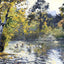 The Pond at Montfoucault Art Print 1874 Painting by Camille Pissarro (6 Sizes)