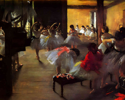 The Dance Class 1873 Painting by Edgar Degas 8x10" Art Print