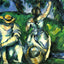 The Obstpfluckerin Art Print 1877 Painting by Paul Cezanne (6 Sizes)