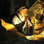 The Rich Fool 1627 Painting by Rembrandt Fine Art Print (6 Sizes) - High Quality