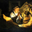 The Rich Fool art print by Rembrandt (1627)