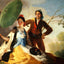 The Parasol Art Print 1777 Painting by Francisco Goya (6 Sizes) - Premium Print