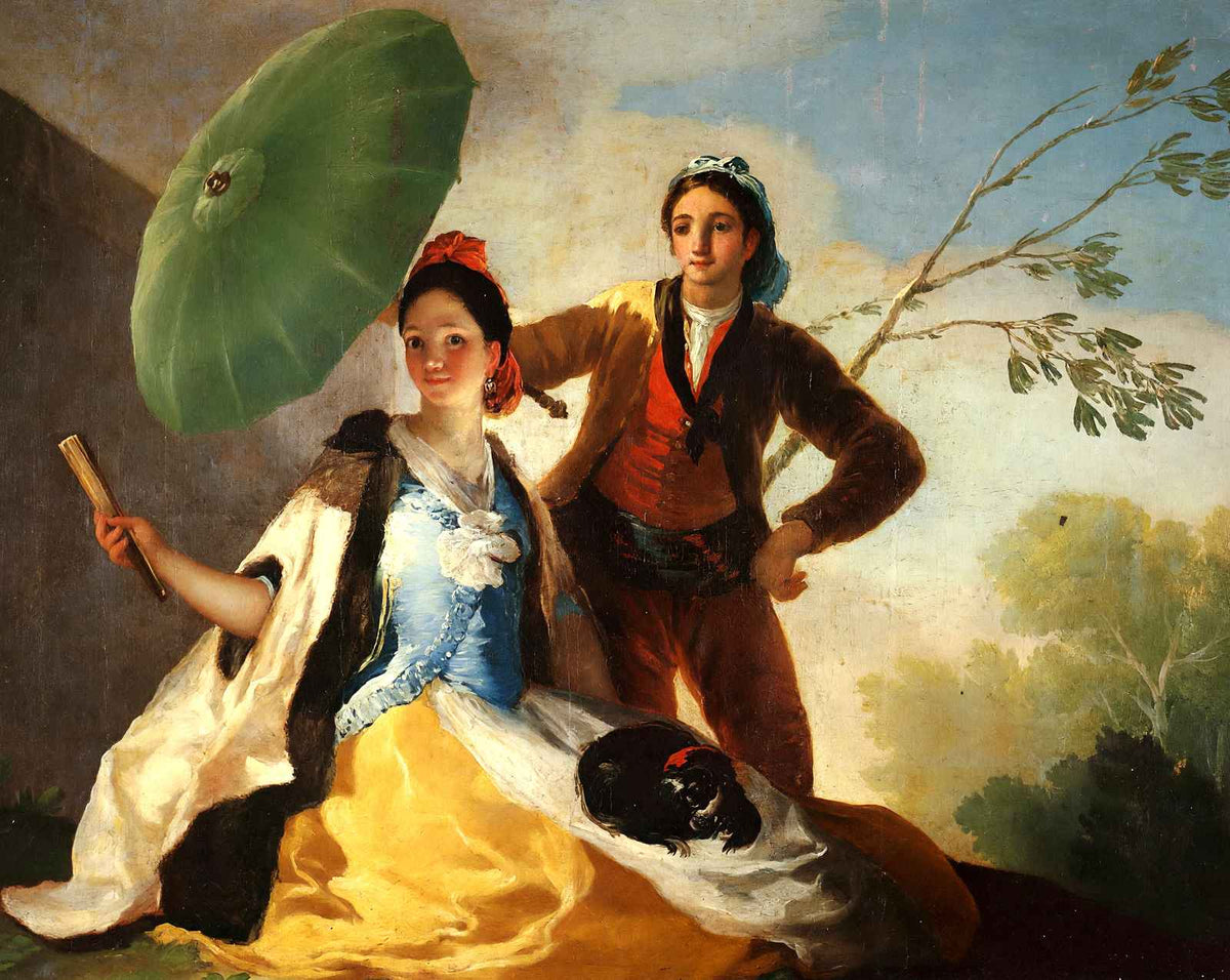 The Parasol fine art print by Francisco Goya (1777)