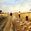 The Harvesters 1873 Painting by Pierre-Auguste Renoir Art Print (6 Sizes)
