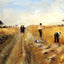The Harvesters 1873 Painting by Pierre-Auguste Renoir Art Print (6 Sizes)