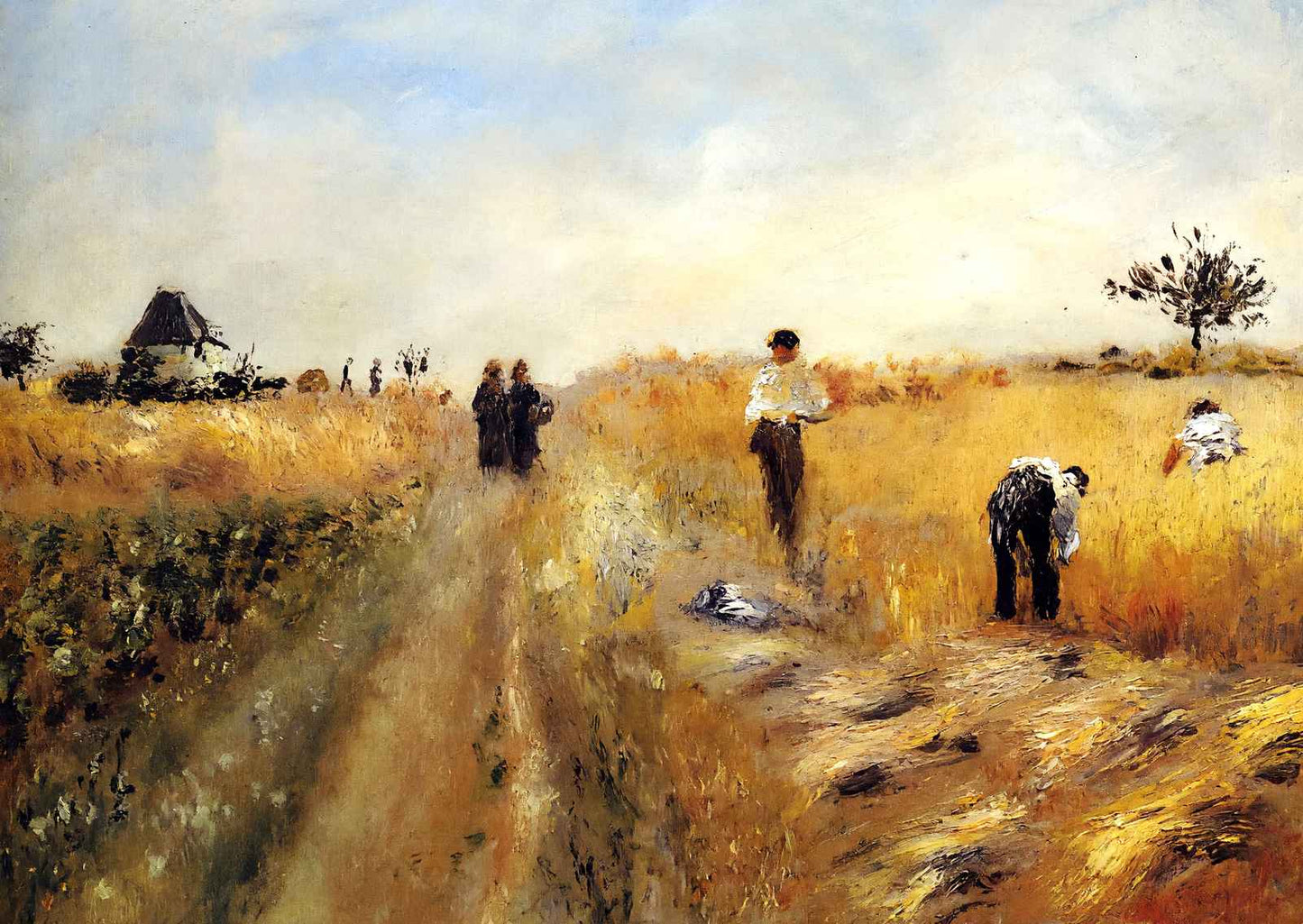 The Harvesters 1873 Painting by Pierre-Auguste Renoir Art Print (6 Sizes)
