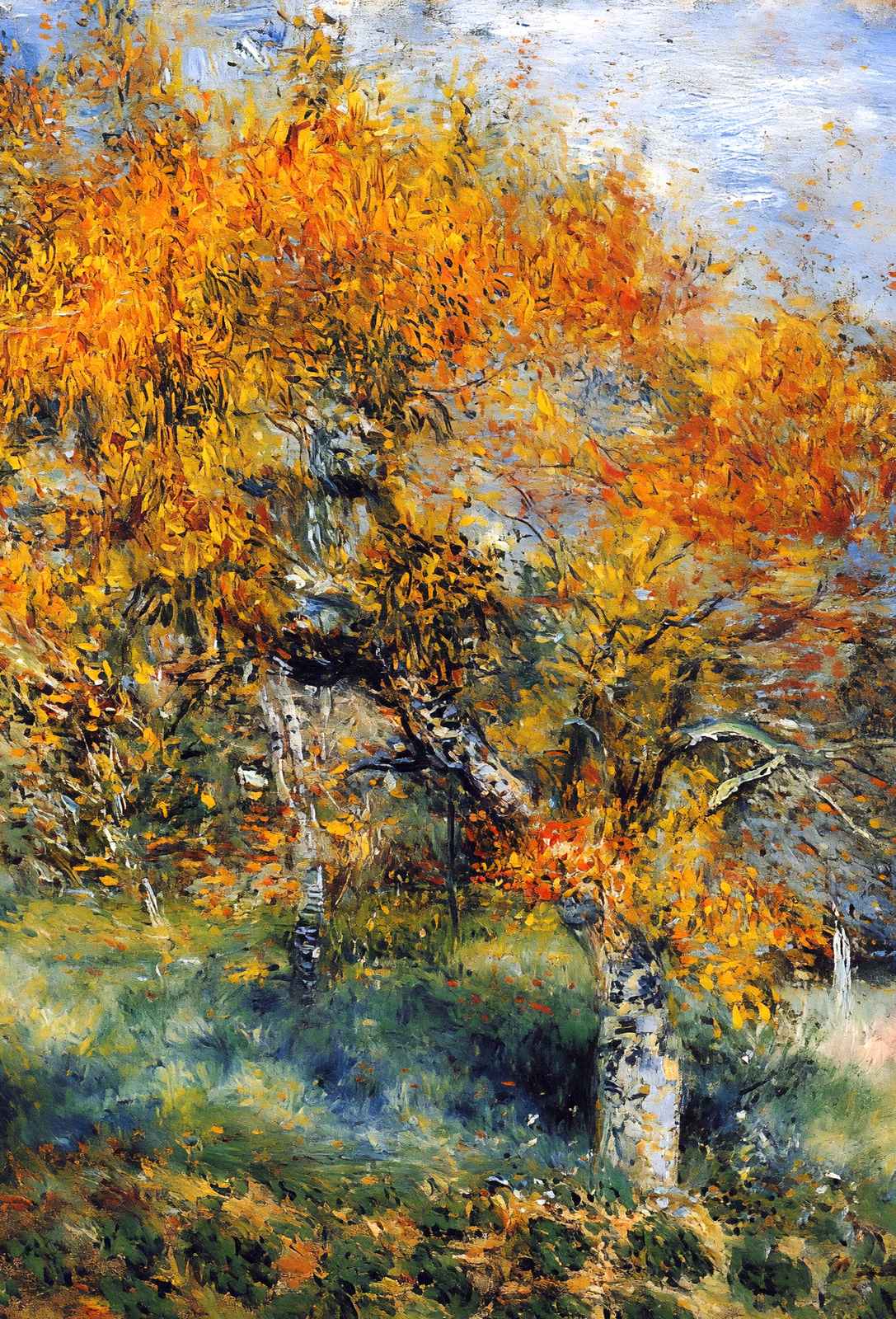 The Pear Tree Fine Art Print 1889 Painting by Pierre-Auguste Renoir (6 Sizes)