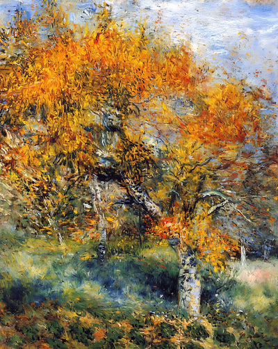 The Pear Tree art print by Pierre-Auguste Renoir (1889)