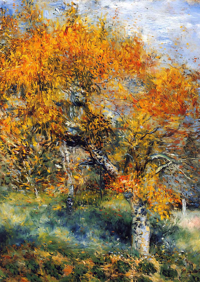 The Pear Tree Fine Art Print 1889 Painting by Pierre-Auguste Renoir (6 Sizes)