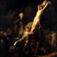 The Elevation of the Cross Art Print 1633 Painting by Rembrandt (6 Sizes)