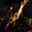 The Elevation of the Cross Art Print 1633 Painting by Rembrandt (6 Sizes)