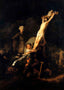 The Elevation of the Cross Art Print 1633 Painting by Rembrandt (6 Sizes)