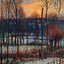 The Effect of Snow, Sunset, Eragny 1895 by Camille Pissarro Art Print (6 Sizes)