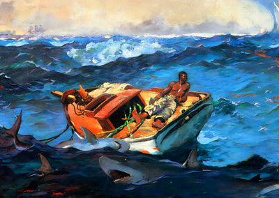 The Gulf Stream 1906 by Winslow Homer Art Print (6 Sizes) Premium Quality