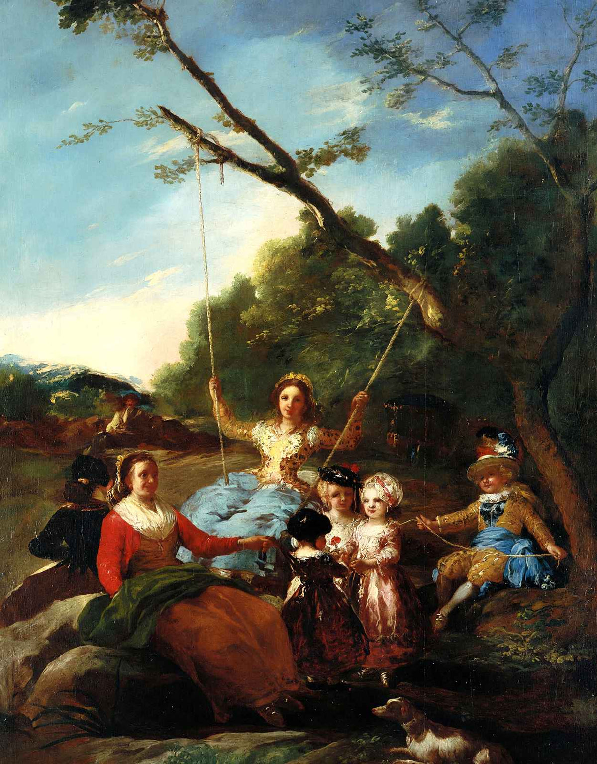 The Swing 1779 Painting by Francisco Goya Art Print (6 Sizes) - Restored