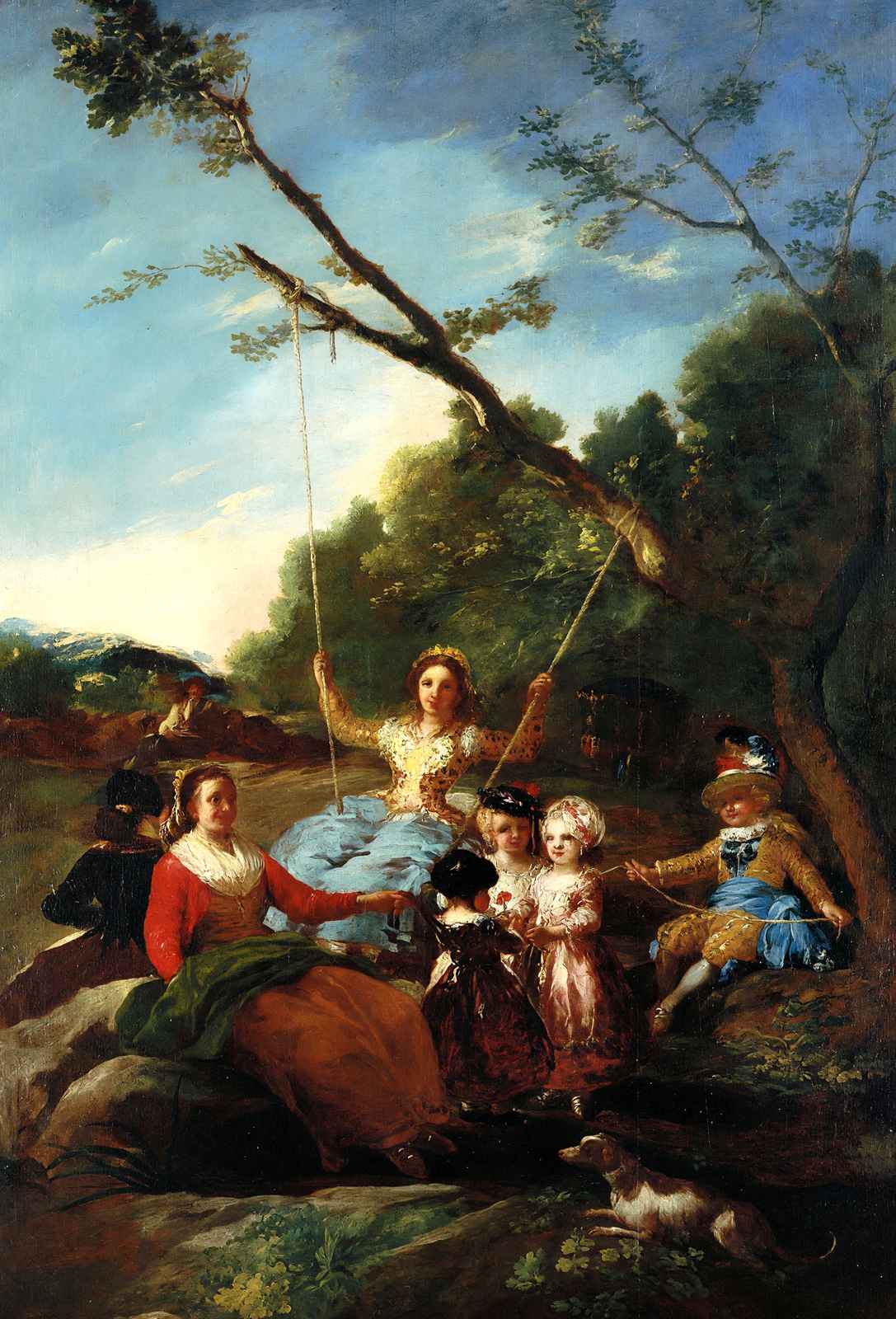 The Swing 1779 Painting by Francisco Goya Art Print (6 Sizes) - Restored