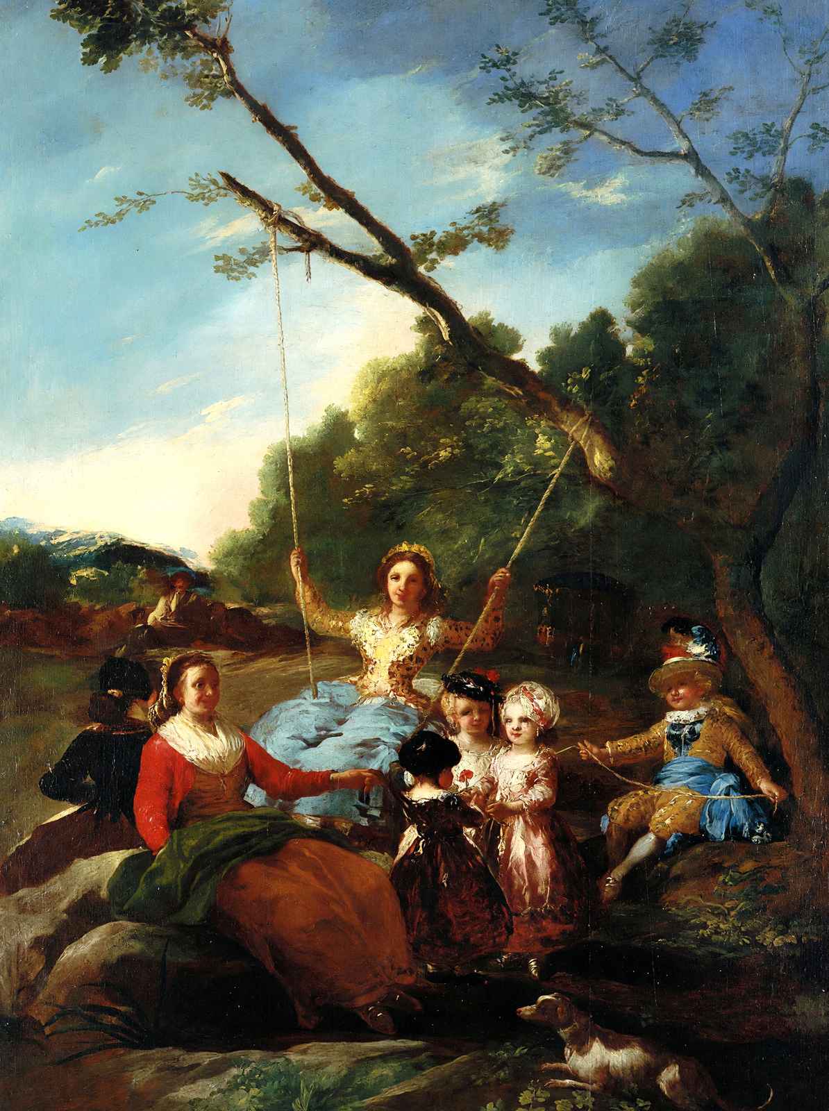 The Swing 1779 Painting by Francisco Goya Art Print (6 Sizes) - Restored