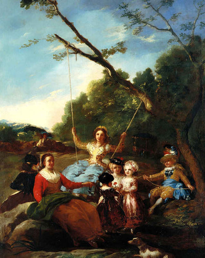 The Swing art print by Francisco Goya (1779)