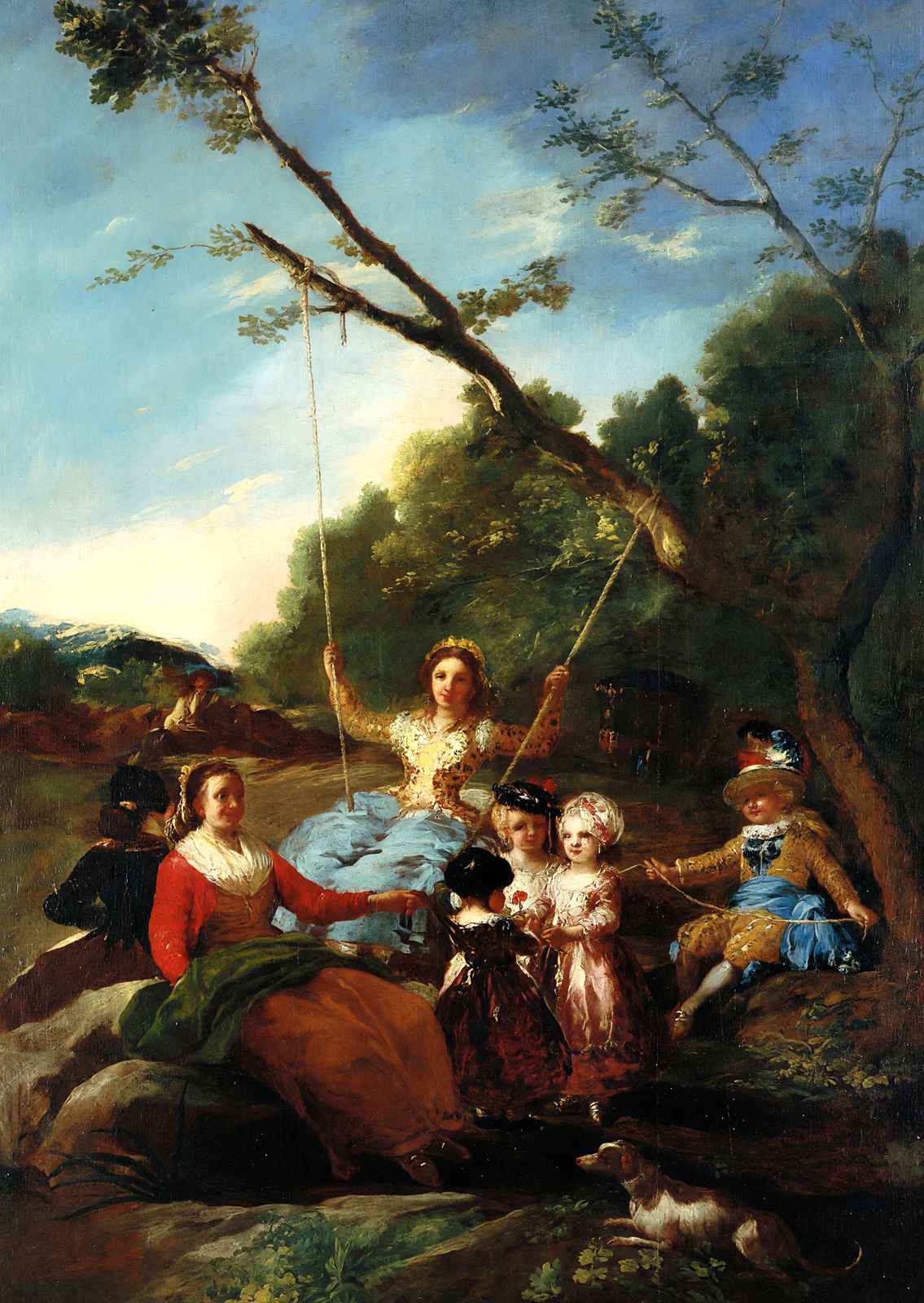 The Swing 1779 Painting by Francisco Goya Art Print (6 Sizes) - Restored