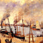 The Port of Le Havre 1903 Painting by Camille Pissarro Art Print (6 Sizes)