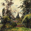 The Bazincourt Steeple (Study) 1895 by Camille Pissarro Art Print (6 Sizes)