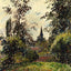 The Bazincourt Steeple (Study) art print by Camille Pissarro (1895)