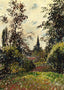 The Bazincourt Steeple (Study) 1895 by Camille Pissarro Art Print (6 Sizes)