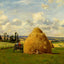 The Haystack, Pontoise Art Print 1873 Painting by Camille Pissarro (6 Sizes)