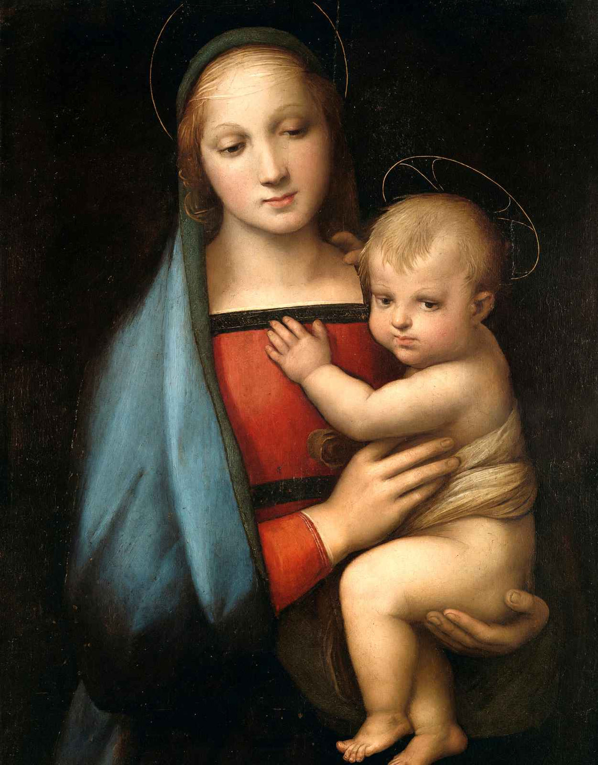 The Grand Duke's Madonna Art Print 1505 Painting by Raphael (6 Sizes)