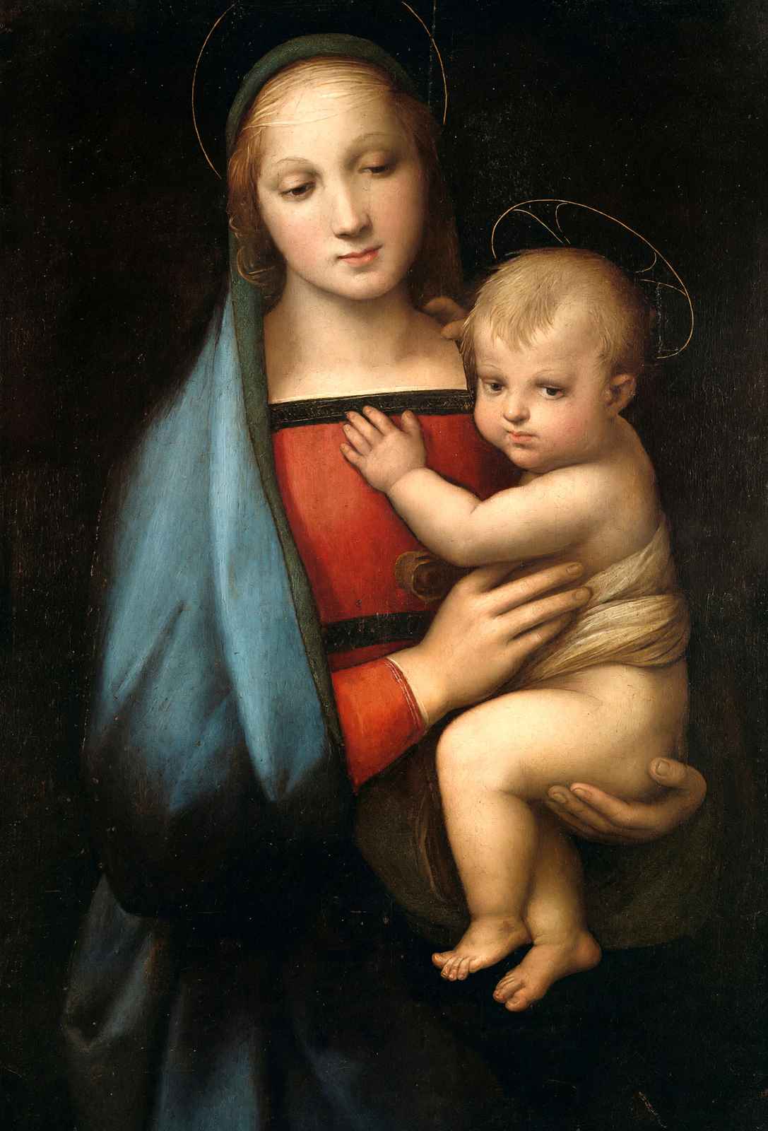 The Grand Duke's Madonna Art Print 1505 Painting by Raphael (6 Sizes)