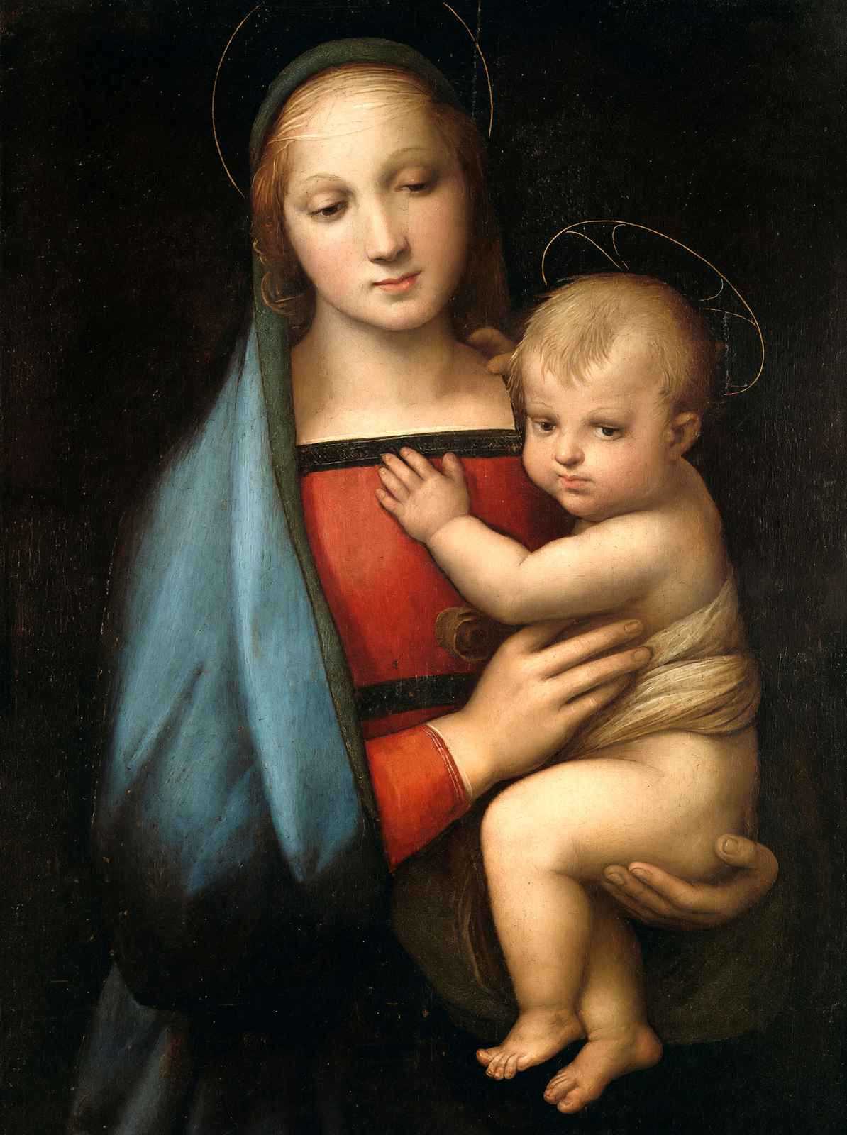 The Grand Duke's Madonna Art Print 1505 Painting by Raphael (6 Sizes)