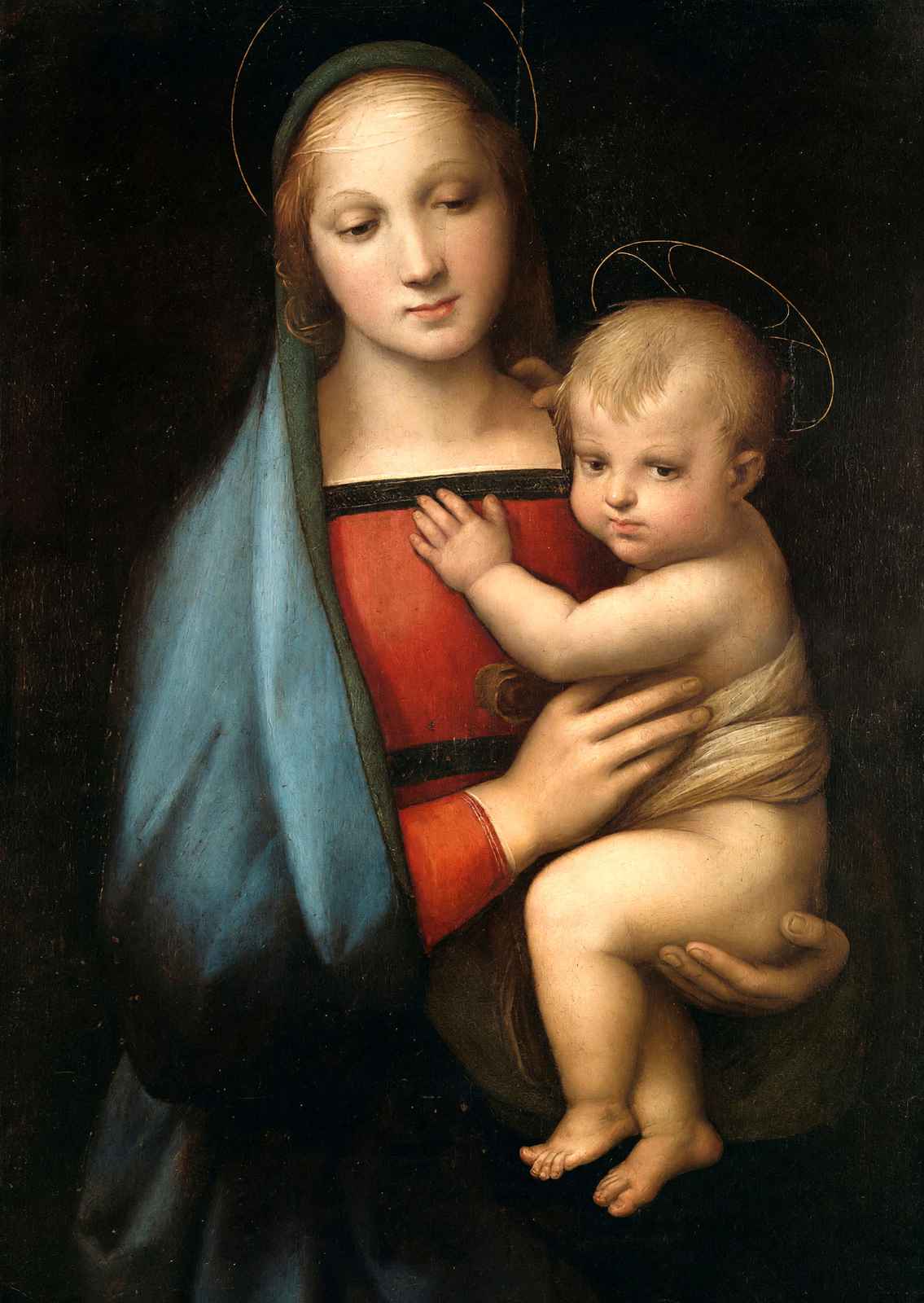 The Grand Duke's Madonna Art Print 1505 Painting by Raphael (6 Sizes)
