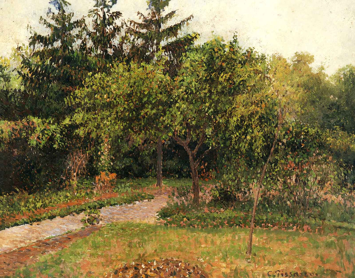 The Garden at Eragny Art Print 1895 Painting by Camille Pissarro (6 Sizes)