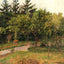 The Garden at Eragny art print by Camille Pissarro (1895)