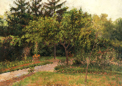 The Garden at Eragny Art Print 1895 Painting by Camille Pissarro (6 Sizes)